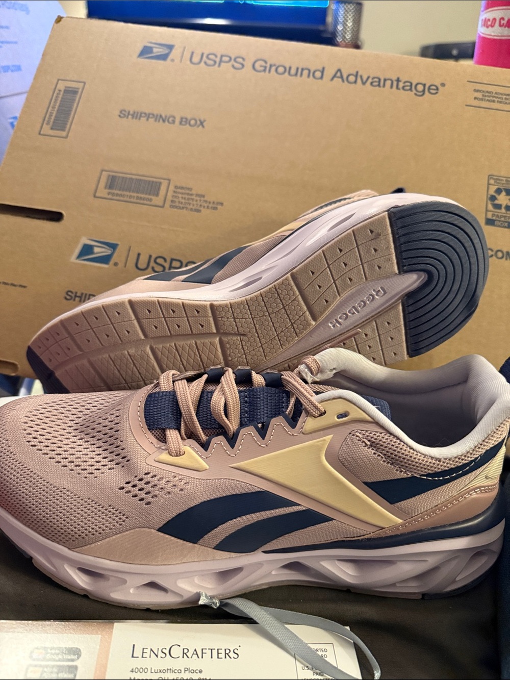 Reebok Soleus Run Women's Running Shoes Size 9 New Without Box Pink Navy
